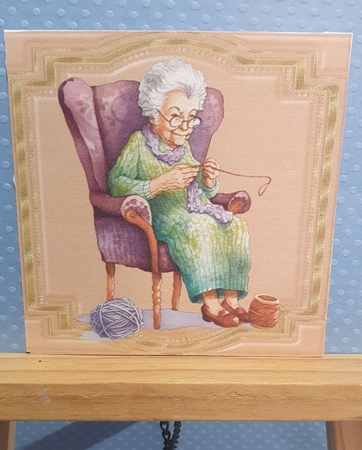 6 Knitting Granny toppers by rebecca  Weates