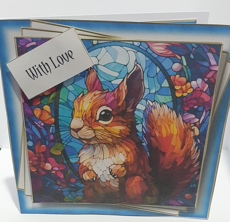 Gorgeous Stained Glass Animals 3 Multi Topper Kit by rebecca  Weates