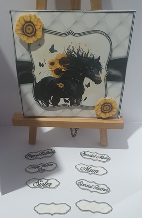 Horses & Sunflowers Mini Kit  by rebecca  Weates