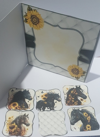 Horses & Sunflowers Mini Kit  by rebecca  Weates