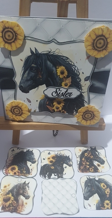 Horses & Sunflowers Mini Kit  by rebecca  Weates