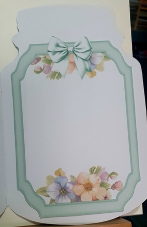 Spring Mason Jar 02 Shaped Mini Page Kit by rebecca  Weates