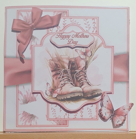7x7 Boot scootin birthday wishes choice of four mini kit by rebecca  Weates