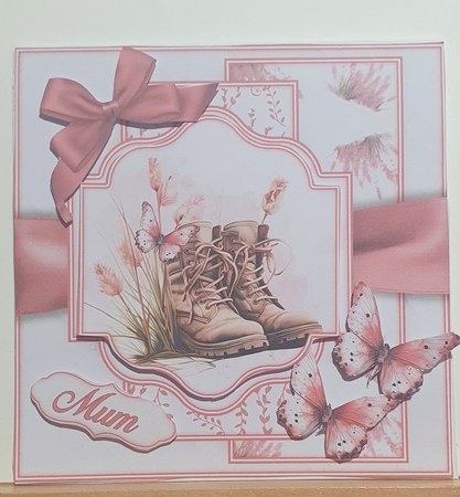 7x7 Boot scootin birthday wishes choice of four mini kit by rebecca  Weates
