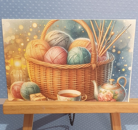 Knitting Hamper by rebecca  Weates