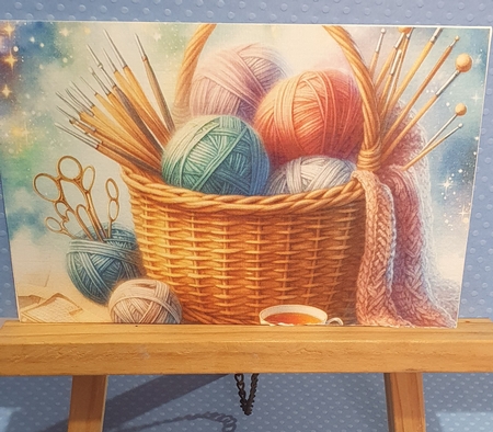 Knitting Hamper by rebecca  Weates