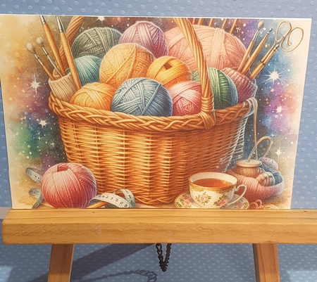 Knitting Hamper by rebecca  Weates