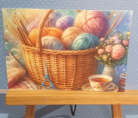 Knitting Hamper by rebecca  Weates