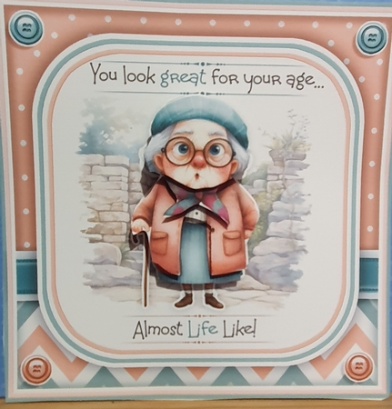 Old Age (Female) by rebecca  Weates
