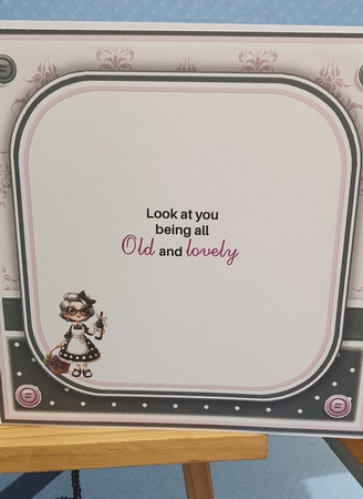 Crazy Old Lady by rebecca  Weates