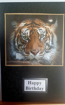 Sumatran Tiger Shaped Pyramid Topper by rebecca  Weates