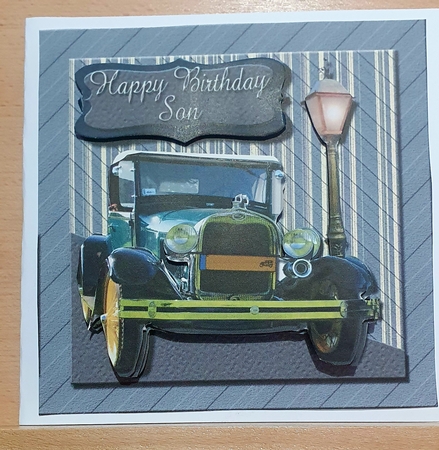 Old Car - Male Birthday by rebecca  Weates