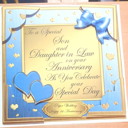 8x8 Son and Daughter in Law Anniversary Scalloped Corner by rebecca  Weates
