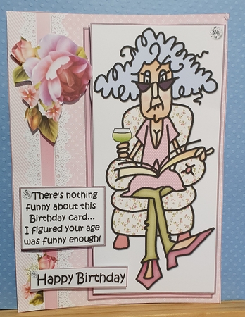 Stella There's Nothing Funny About This Card Quick Card by rebecca  Weates