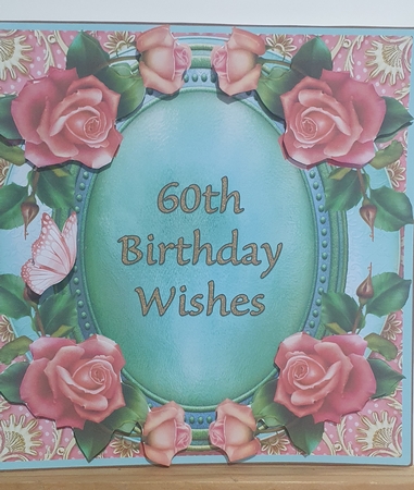 Mini Kit - 60th Birthday Wishes - Roses by rebecca  Weates