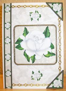 Pink and White Rose Toppers by Rebecca Brindley