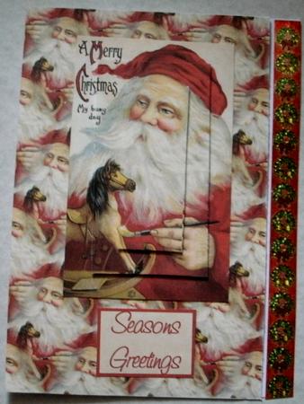 Santa Card Kit by Redonda Haddock