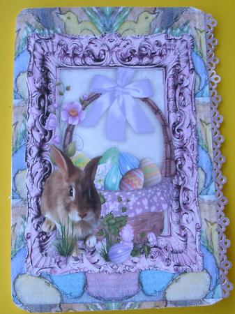 Large Chicks and Easter Eggs Backing Paper by Redonda Haddock