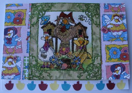 Hen Pecked Topper and Pyramid Layers by Redonda Haddock