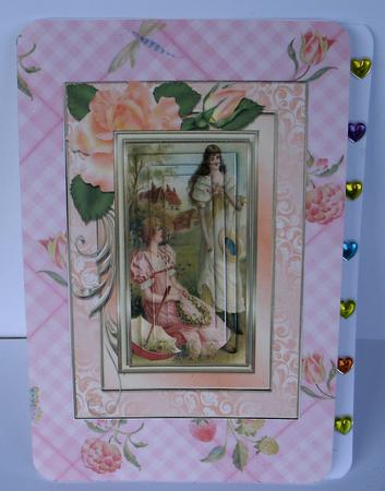 Friendship Pyramid Card Front by Redonda Haddock