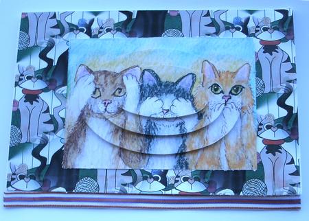 Cat Side Stacker Background by Redonda Haddock
