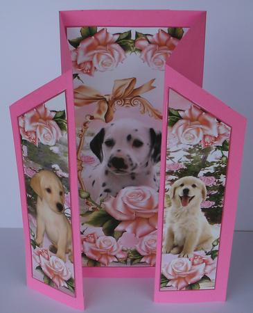 Theatre Fold- Gorgeous Puppies for Lots of Occasions by Redonda Haddock