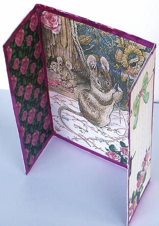 Little Field Mouse with Her Family, Gatefold by Redonda Haddock