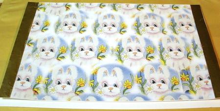 Easter Bunny Background Paper by Redonda Haddock