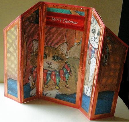 It Was Holiday Collar Time - Theatre Fold by Redonda Haddock