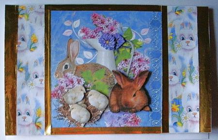Spring Has Sprung Card Topper & Decoupage by Redonda Haddock