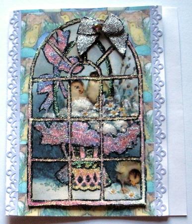 Easter Window by Redonda Haddock