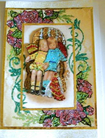 Especially for You Decoupage Card Front by Redonda Haddock