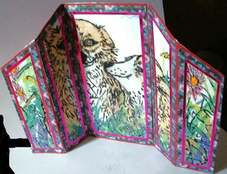 Give Us a Kiss, Luv! Theatre Fold by Redonda Haddock