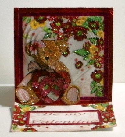 Be My Valentine Easelcard 111 by Redonda Haddock
