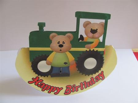 Teddy's Tractor Wobble by Rene McLean
