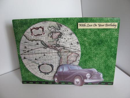 Dark Green Swirl Backing Sheet by Rene McLean