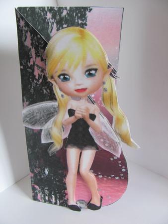 Selena Fairy Tear Drop Card by Rene McLean
