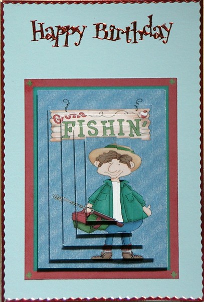 Gone Fishing Pyramid by Rhonda Young