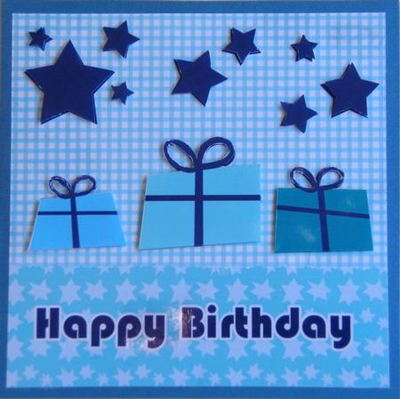 Birthday Presents - Blue by Rhonda Young