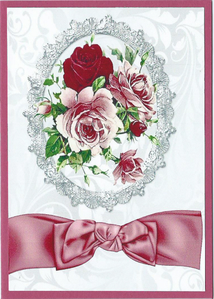 Garden Roses of Shades of Red & Pink Pyramids by Rhonda Young