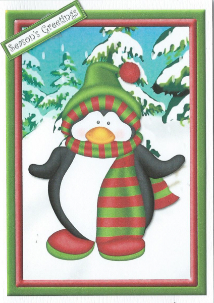 Penguin Stripes by Rhonda Young