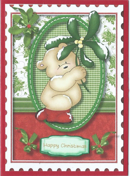 Lovely Little Mistletoe Bear by Rhonda Young