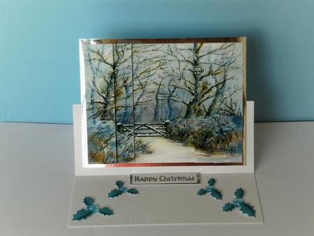 Winter Woods at Twilight by Rita Curtis