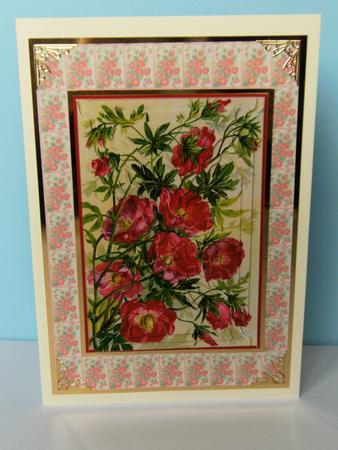 Pretty Poppies Wavey Side Step Stacker by Rita Curtis