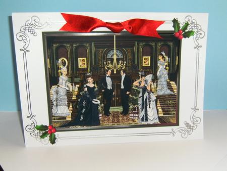 Victorian Christmas Hall by Rita Curtis