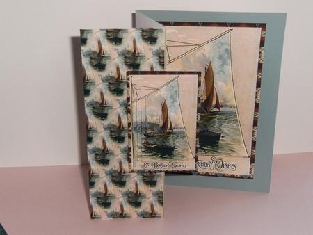 Sailing Down the River in a Small Boat by Rita Curtis