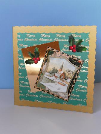 Quaint Xmas Scene Step by Step by Rita Curtis