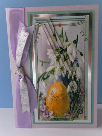 Snowdrops and Easter Egg by Rita Curtis