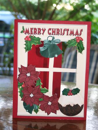 Cream Christmas Window Plum Pud and All Featured Gallery Photo