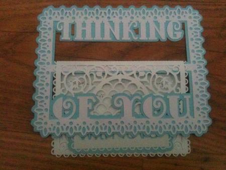 Thinking of You Buckle Card by Robert Woods